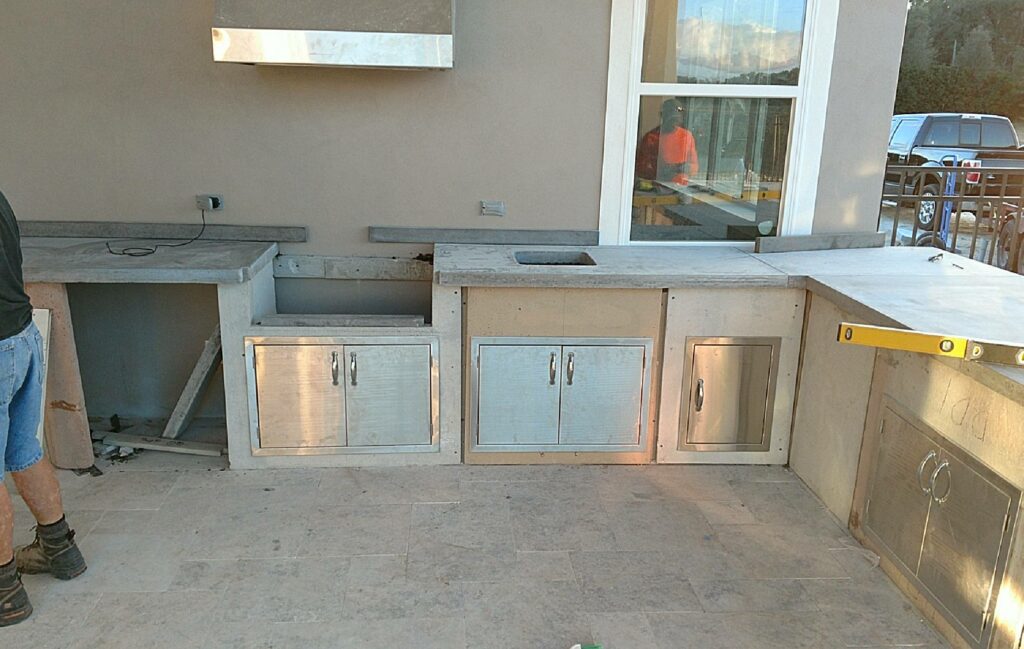 Installations - Custom Outdoor Kitchen Florida